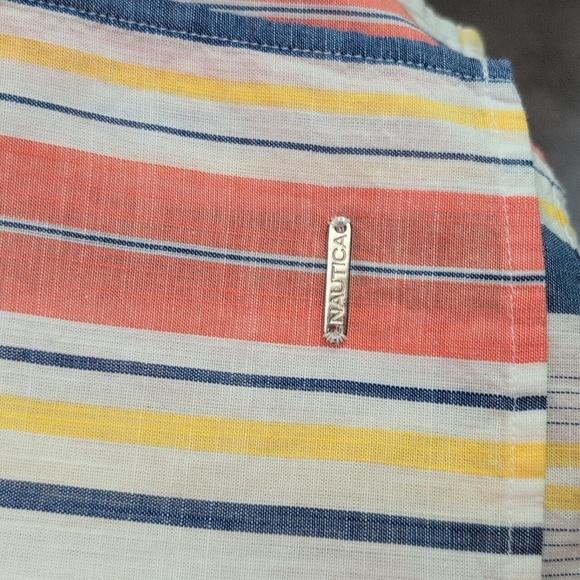 Nautica Striped V-Neck Women's Tunic Size XL - Picture 3 of 7